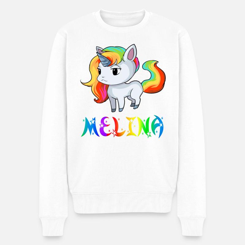 Melina Einhorn - Pull Premium bio Homme - blanc