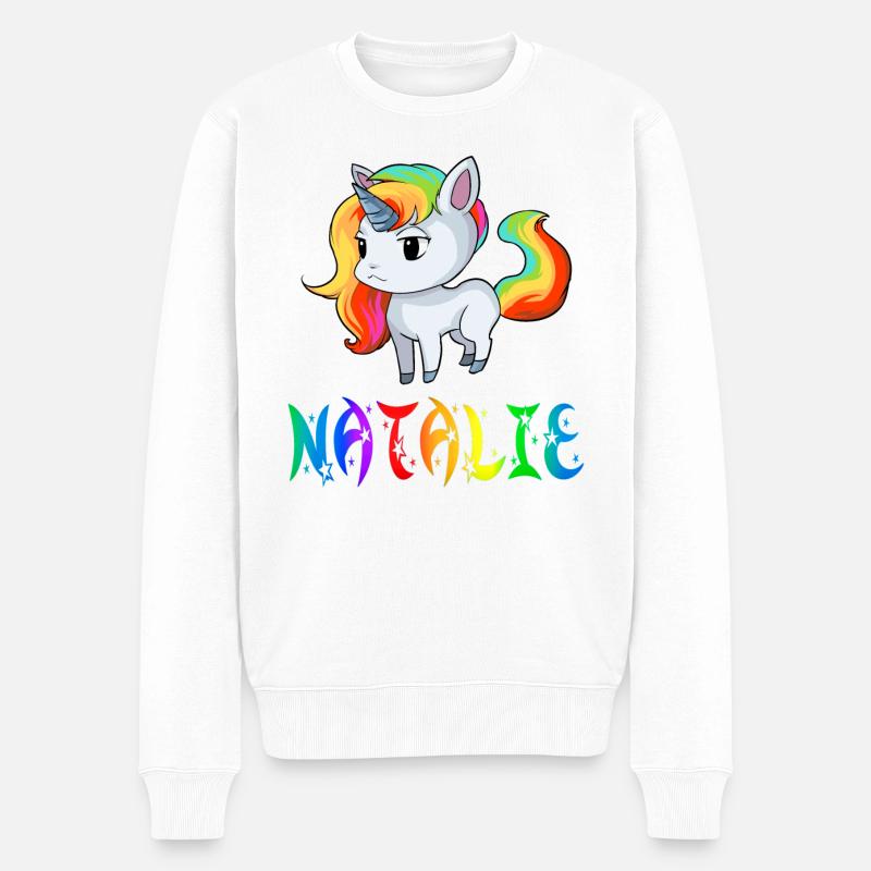 Natalie Einhorn - Pull Premium bio Homme - blanc