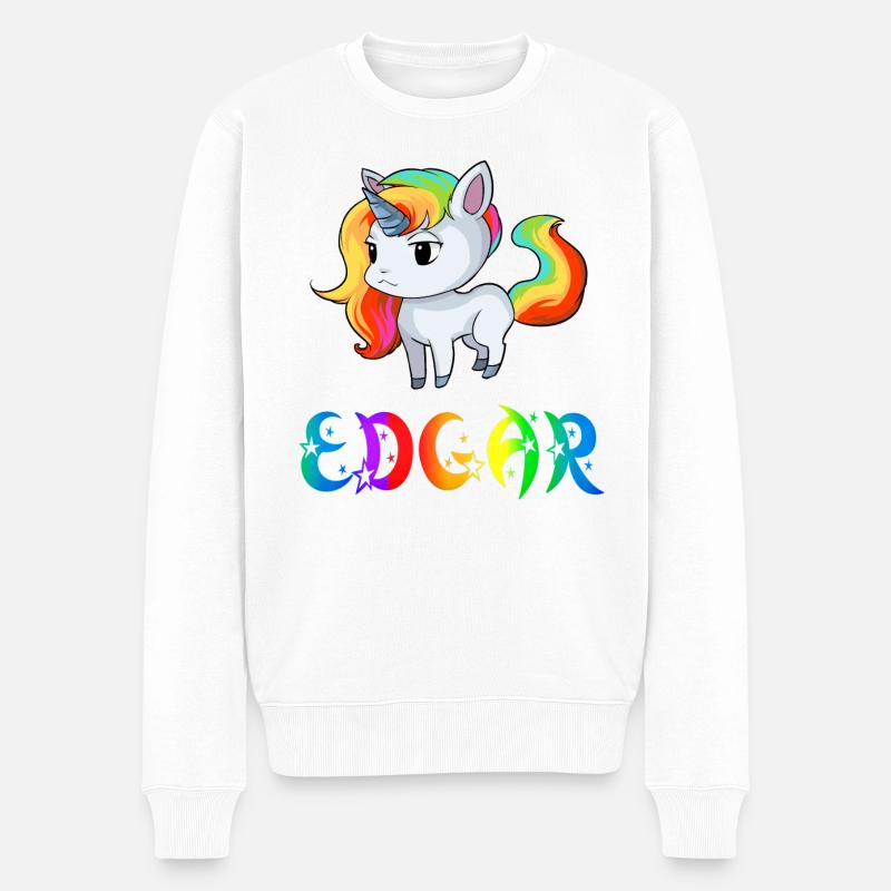 Edgar Einhorn - Pull Premium bio Homme - blanc