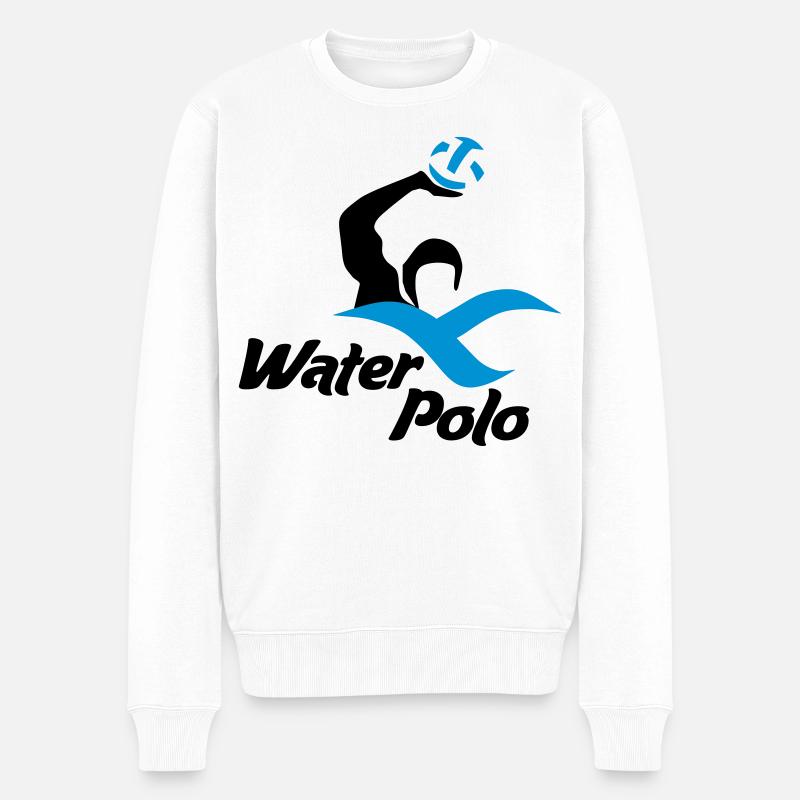 Wasserball - Männer Premium Bio Pullover - Weiß