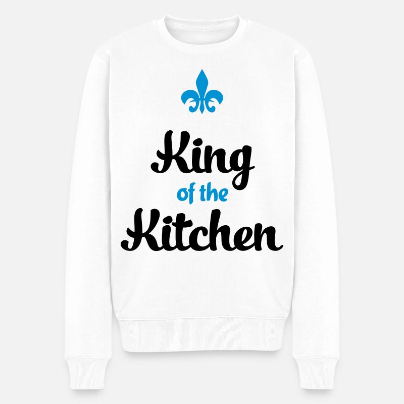 Kochen - Männer Premium Bio Pullover - Weiß