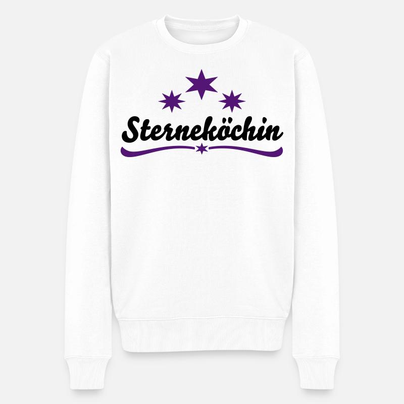 Kochen - Männer Premium Bio Pullover - Weiß
