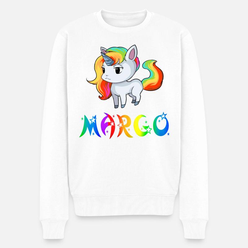 Licorne Margo - Pull Premium bio Homme - blanc