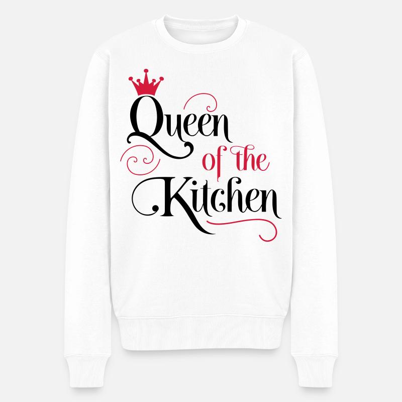 Kochen - Männer Premium Bio Pullover - Weiß