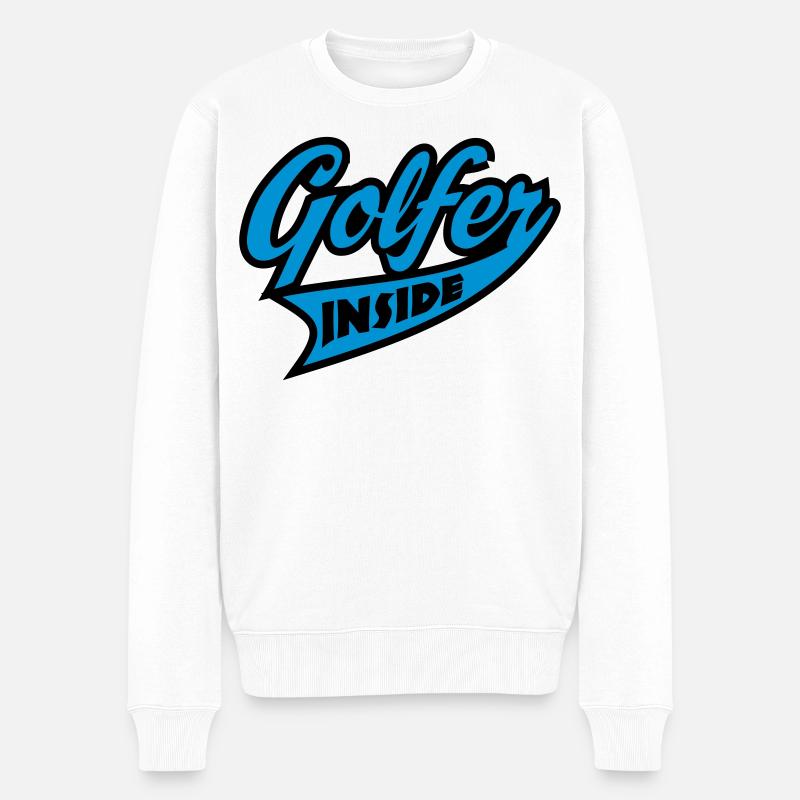 golf - Pull Premium bio Homme - blanc