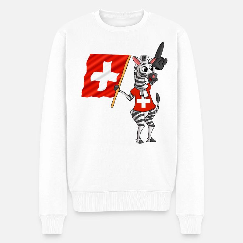 Zebra suisse - Pull Premium bio Homme - blanc