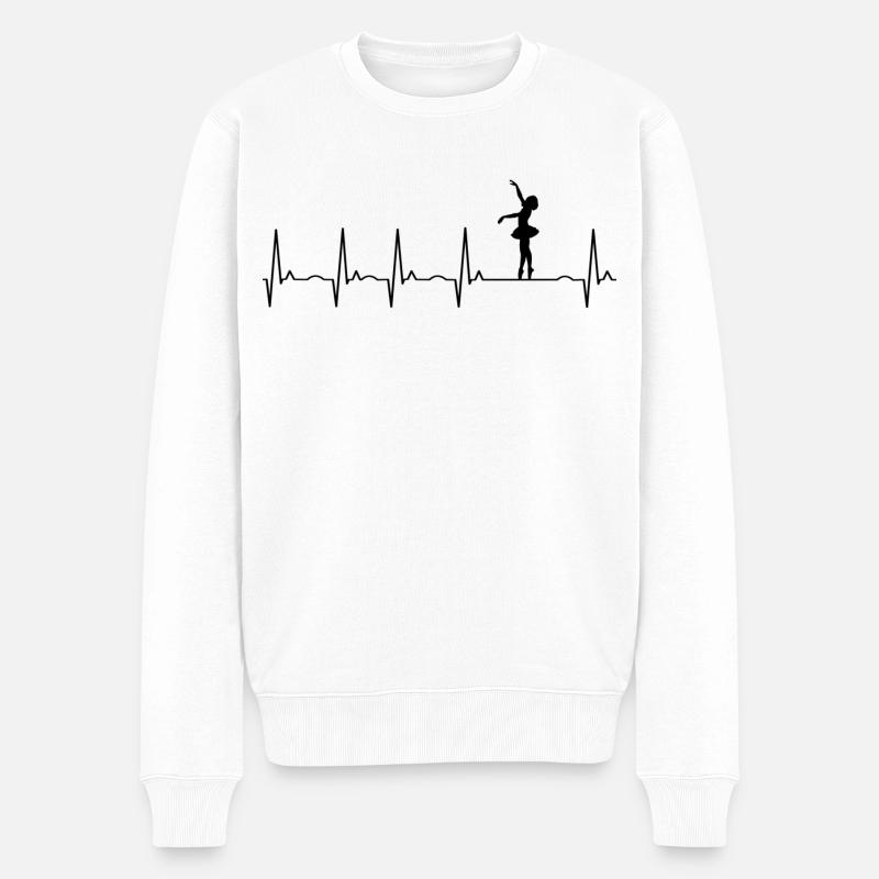 ballet - Pull Premium bio Homme - blanc