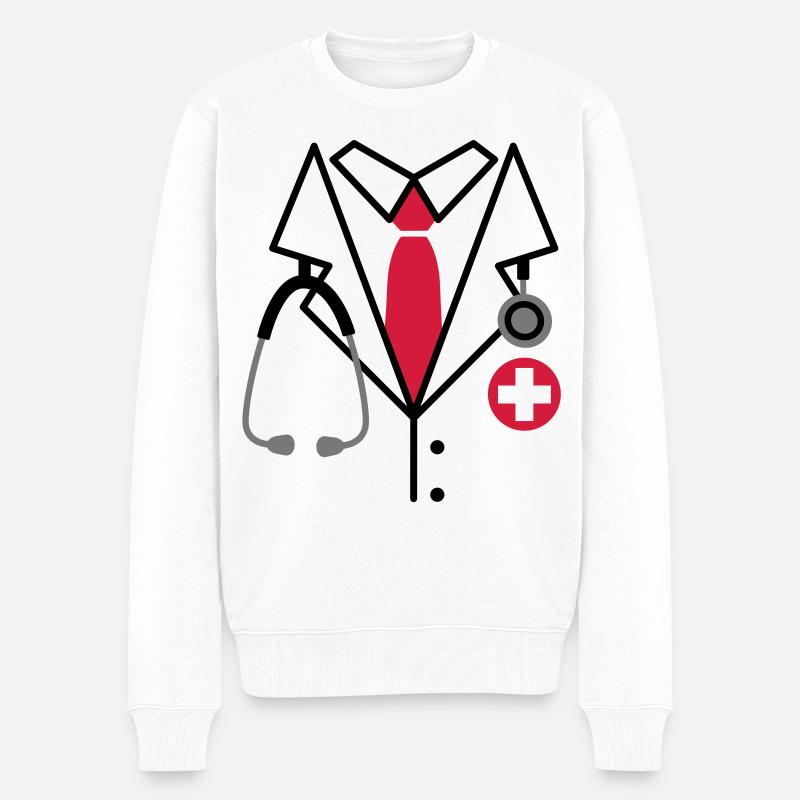 Artz - Pull Premium bio Homme - blanc