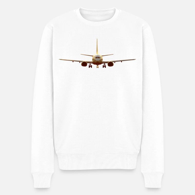 737 - Männer Premium Bio Pullover - Weiß
