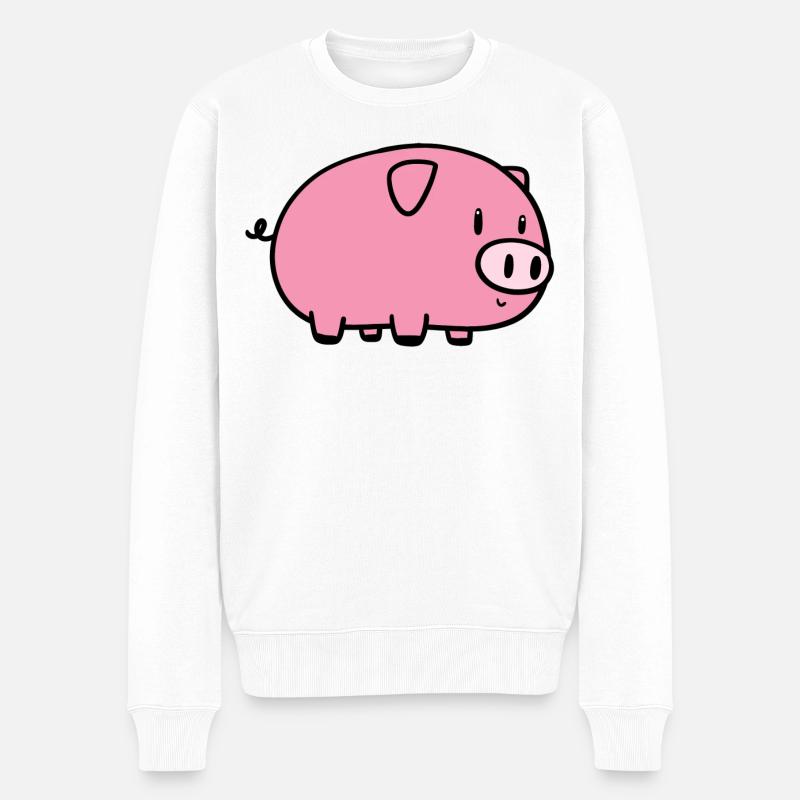 Petit cochon - Pull Premium bio Homme - blanc