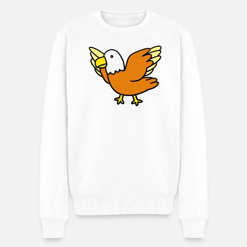 Petit oiseau - Pull Premium bio Homme - blanc