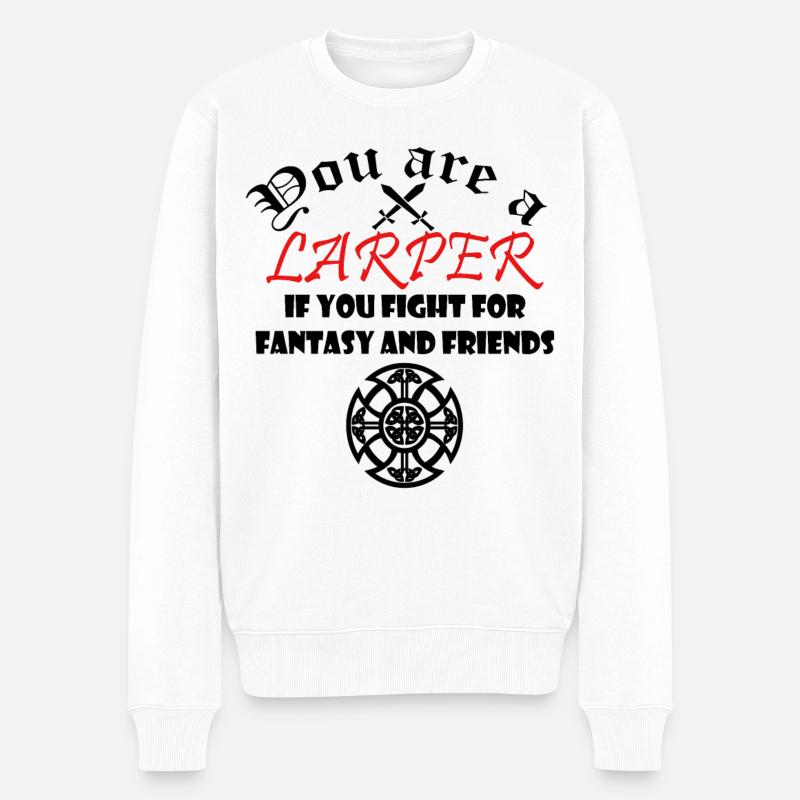 LARP Rollenspiel Cosplay Cadeau - Pull Premium bio Homme - blanc
