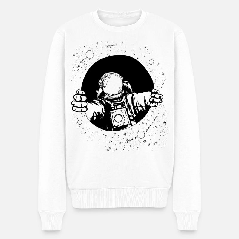 Astronaut - Pull Premium bio Homme - blanc