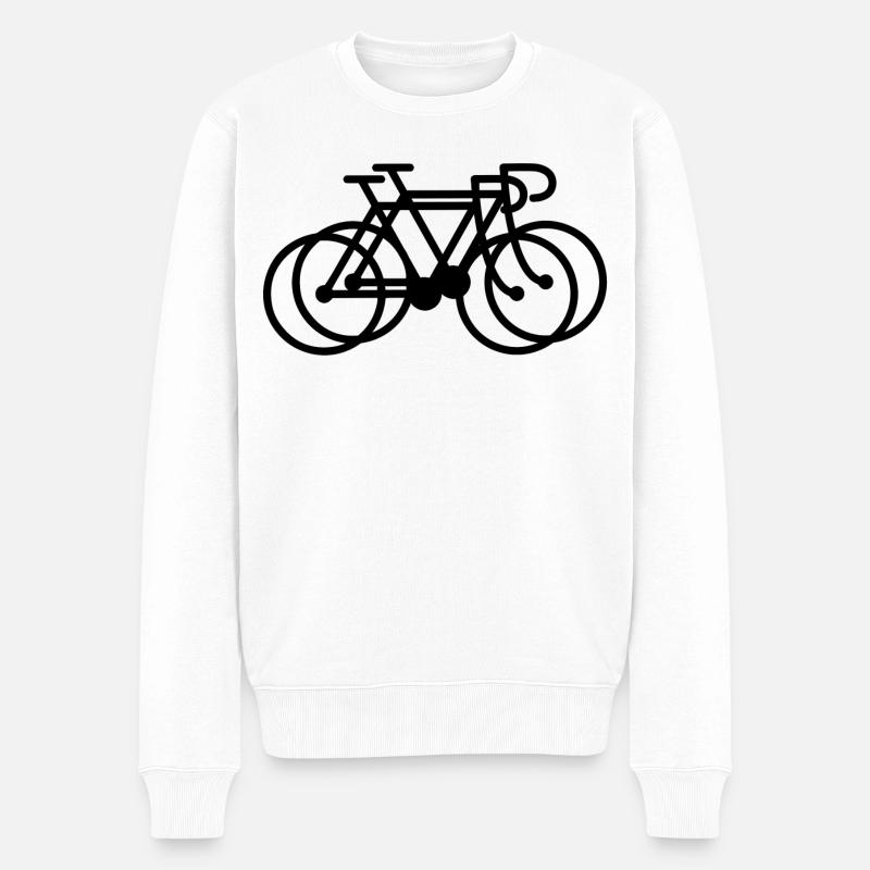 Vélos - Pull Premium bio Homme - blanc