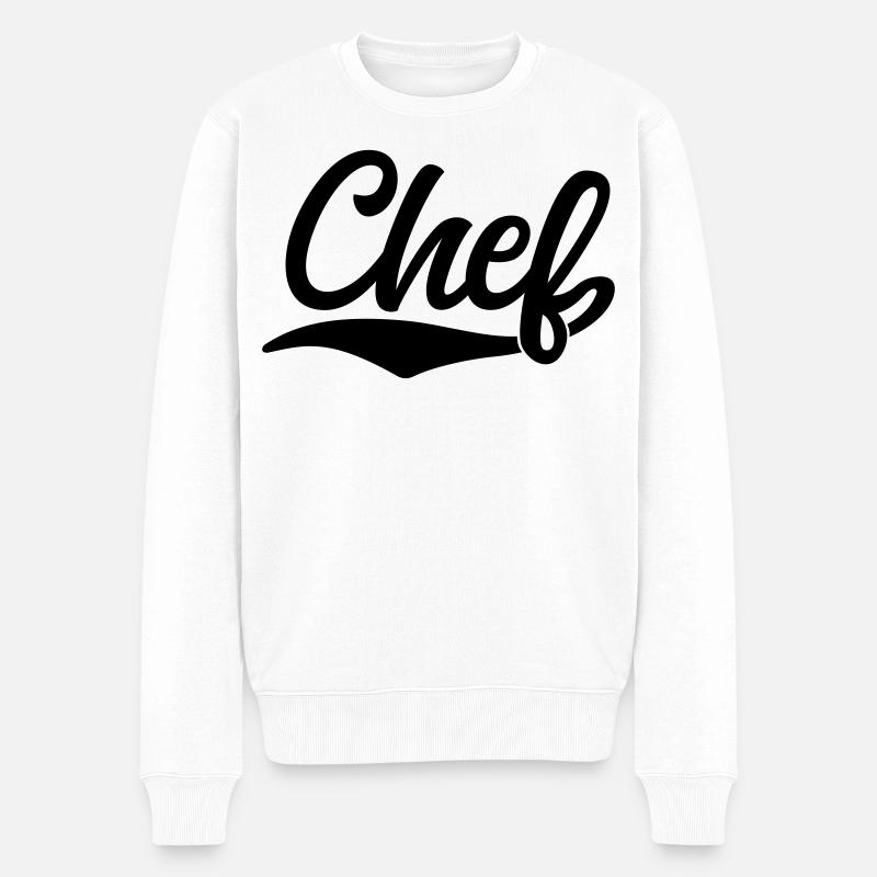 Boss - Pull Premium bio Homme - blanc