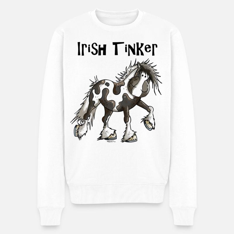 Irish Tinker - Pull Premium bio Homme - blanc