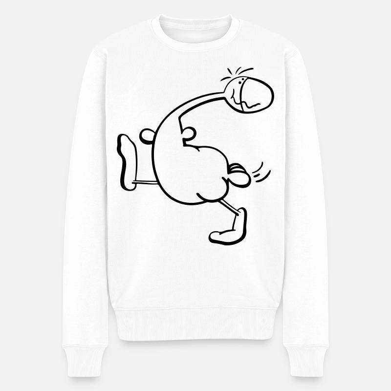 Drôle Canard - Pull Premium bio Homme - blanc