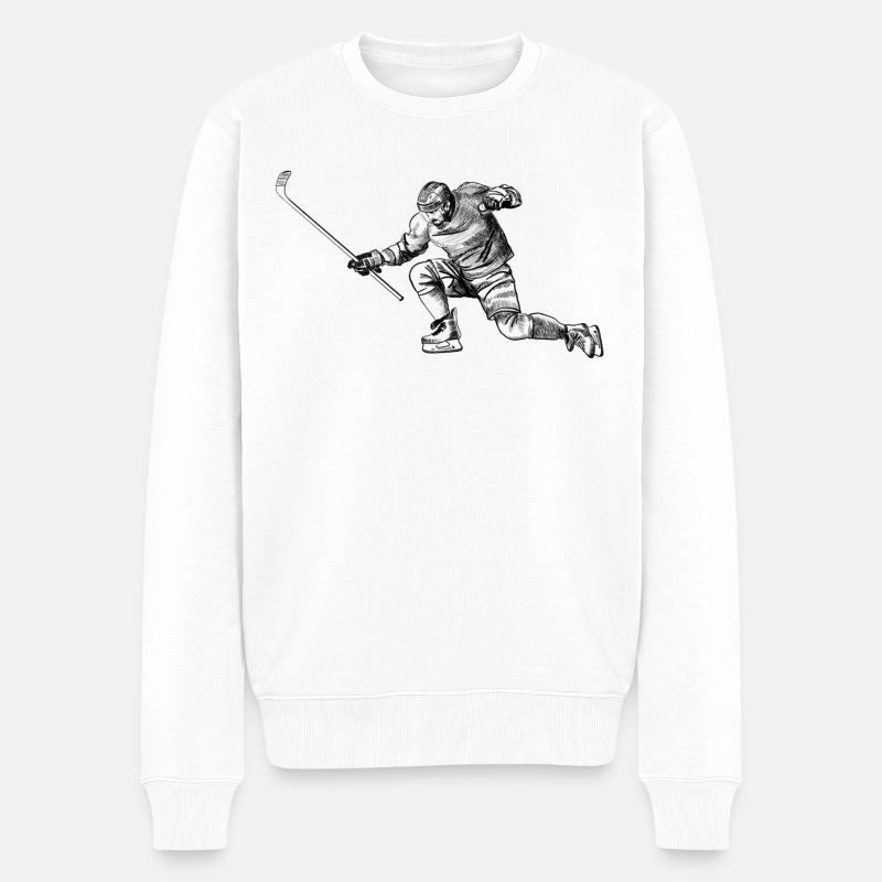 goal - Pull Premium bio Homme - blanc