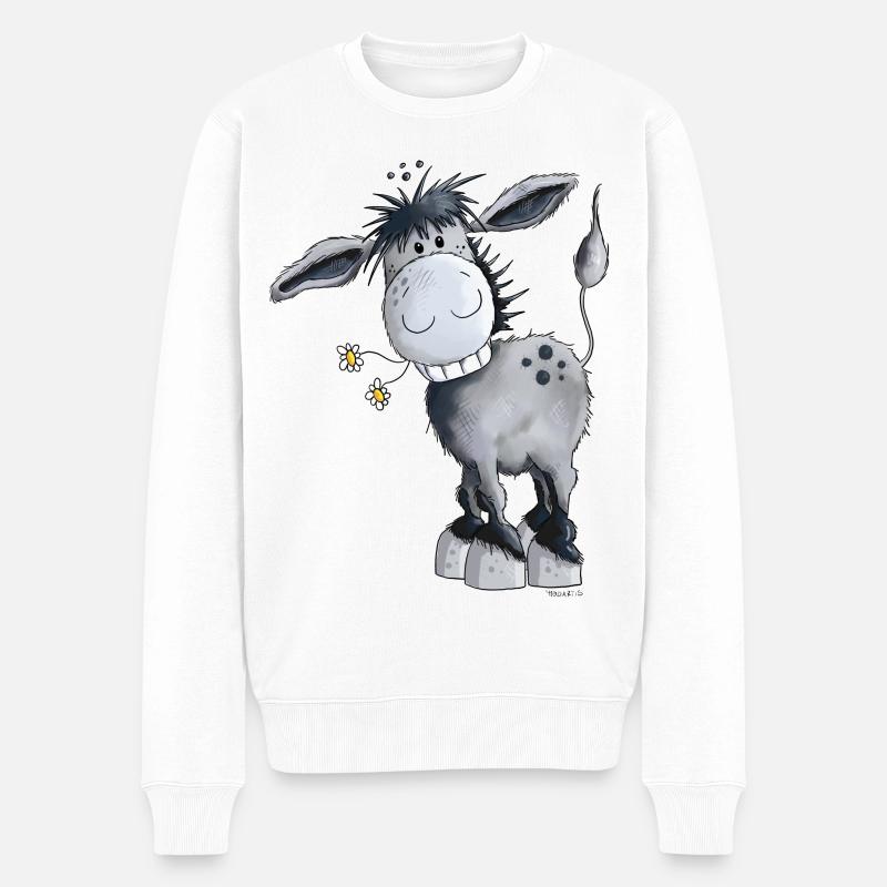 Âne - Pull Premium bio Homme - blanc