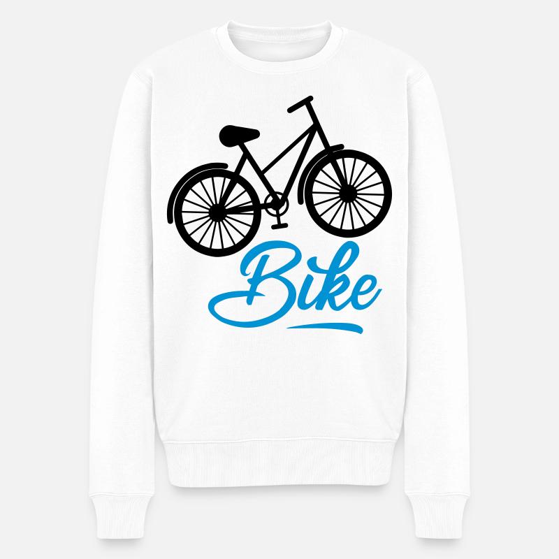Vélo - Pull Premium bio Homme - blanc