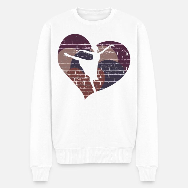 Danseur Danseur - Design - Pull Premium bio Homme - blanc