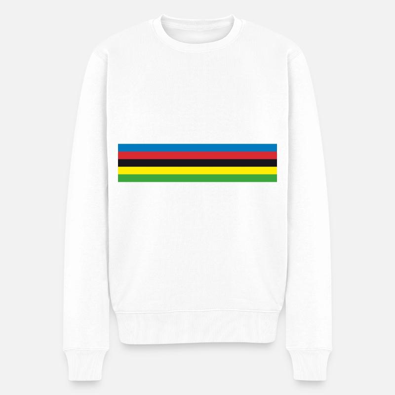 Weltmeister - Männer Premium Bio Pullover - Weiß