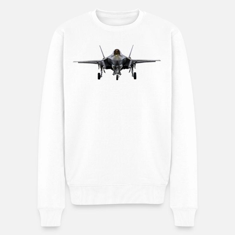 F-35 - Pull Premium bio Homme - blanc