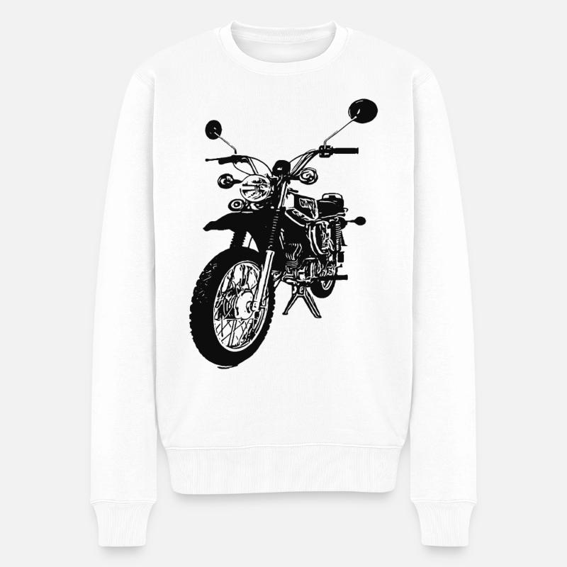 Enduro - Pull Premium bio Homme - blanc