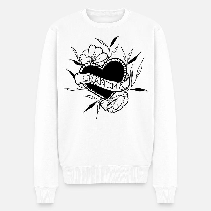 grand-mère - Pull Premium bio Homme - blanc