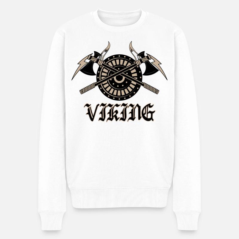 Vikings - Pull Premium bio Homme - blanc