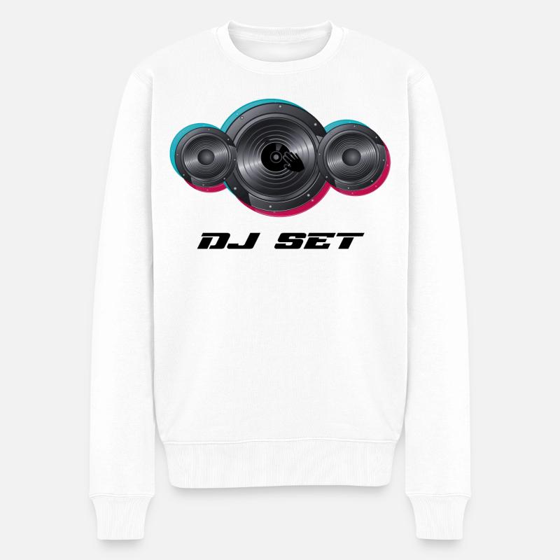 DJ - Pull Premium bio Homme - blanc