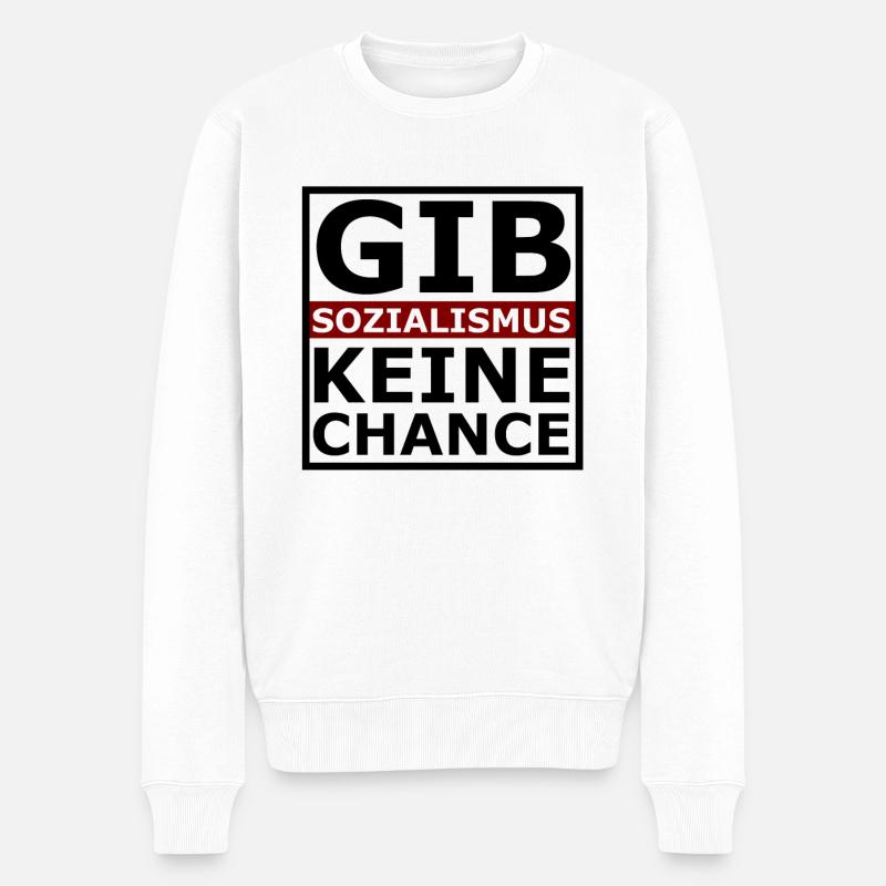 Socialisme pas de chance - Pull Premium bio Homme - blanc