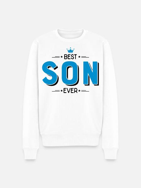 Best son - Men's Premium Organic Jumper - white