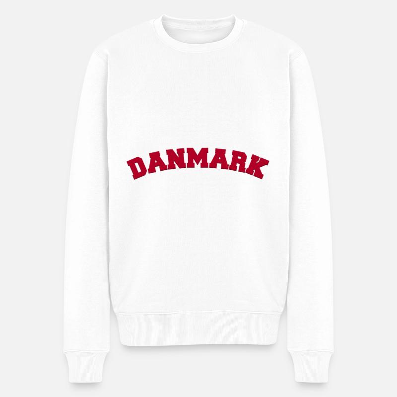 Danemark - Pull Premium bio Homme - blanc