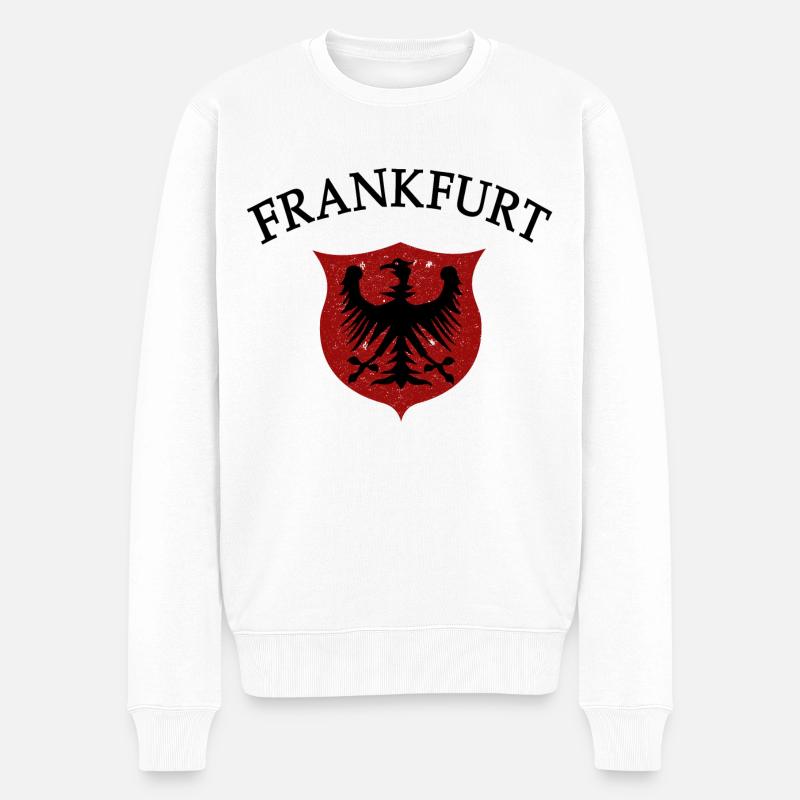 Francfort - Pull Premium bio Homme - blanc