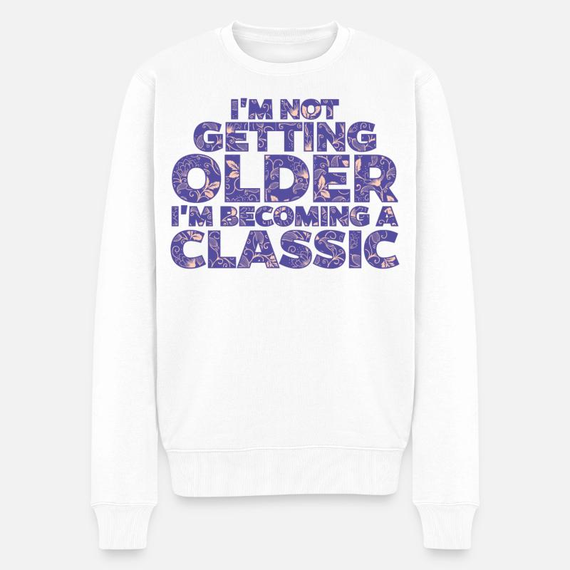 Déclaration Anniversaire - Pull Premium bio Homme - blanc