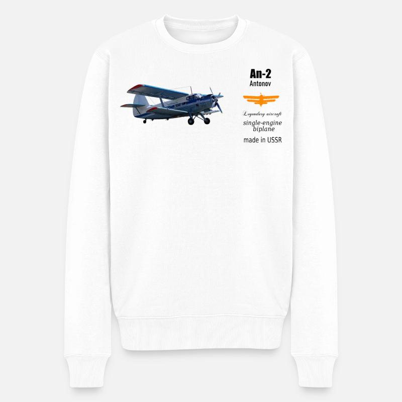 An2 - Pull Premium bio Homme - blanc