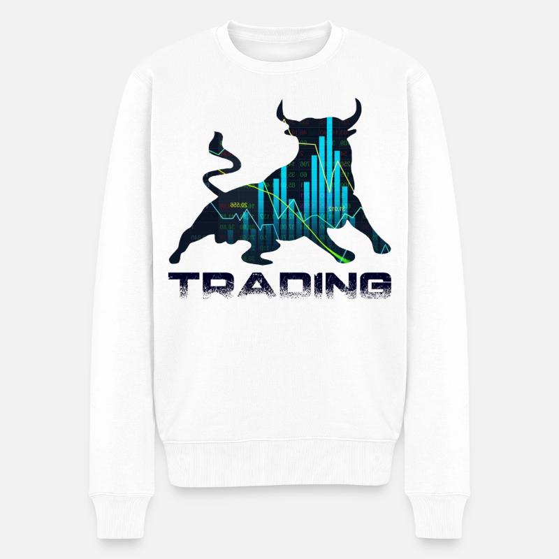Trading - Pull Premium bio Homme - blanc