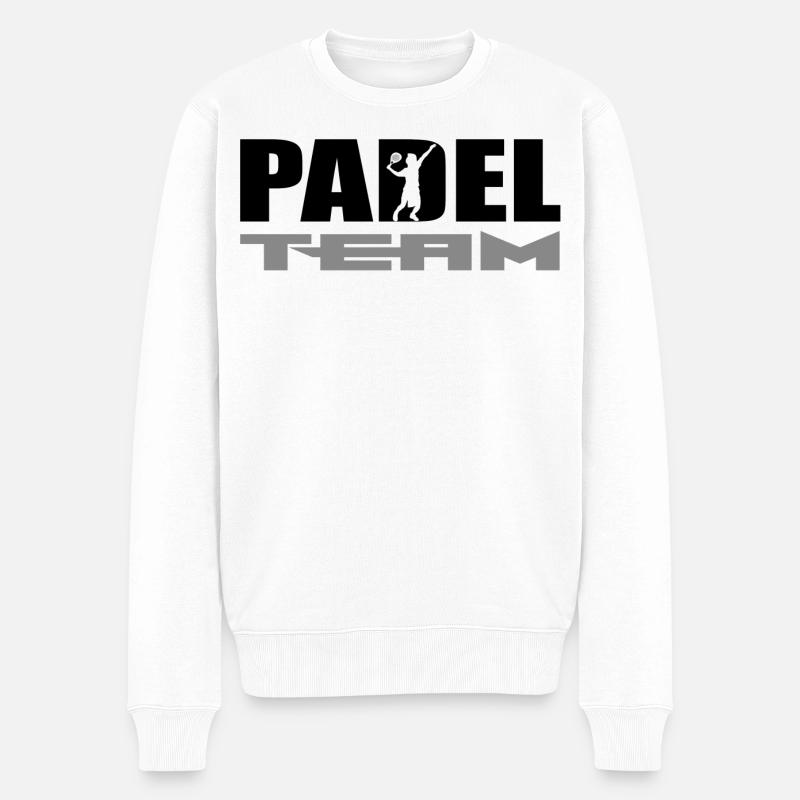 Padel - Pull Premium bio Homme - blanc