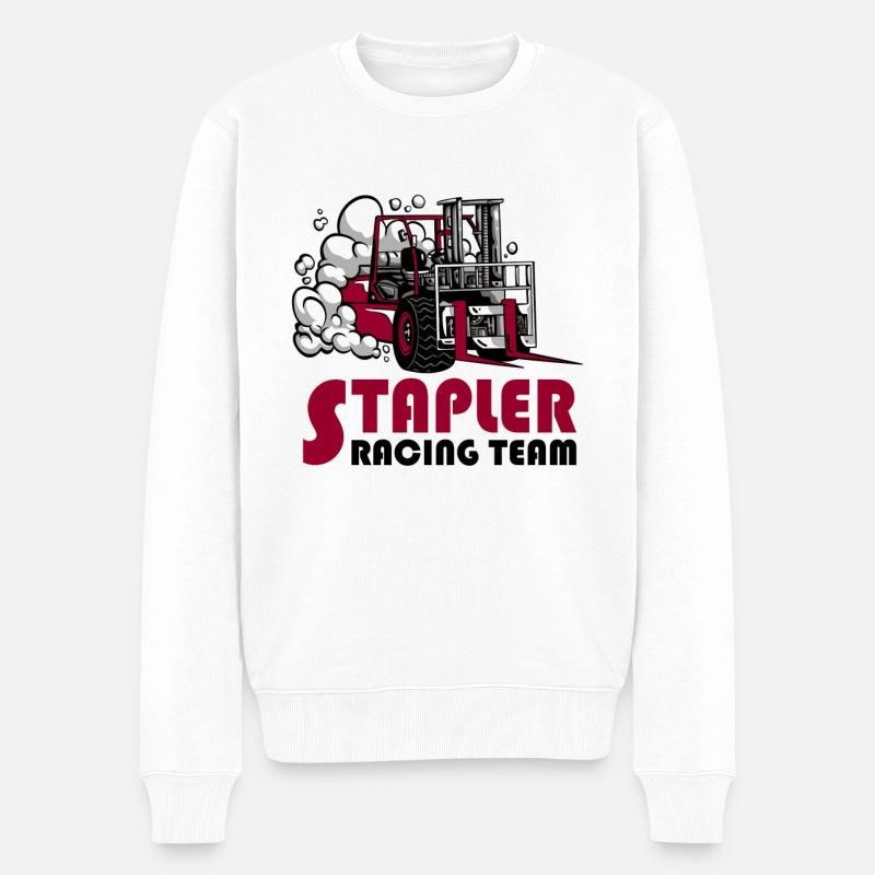 Stapler Racing Team - Pull Premium bio Homme - blanc