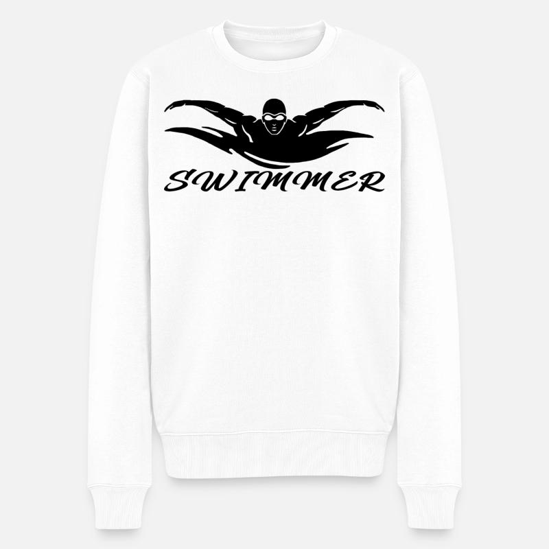 Swimmer - Pull Premium bio Homme - blanc