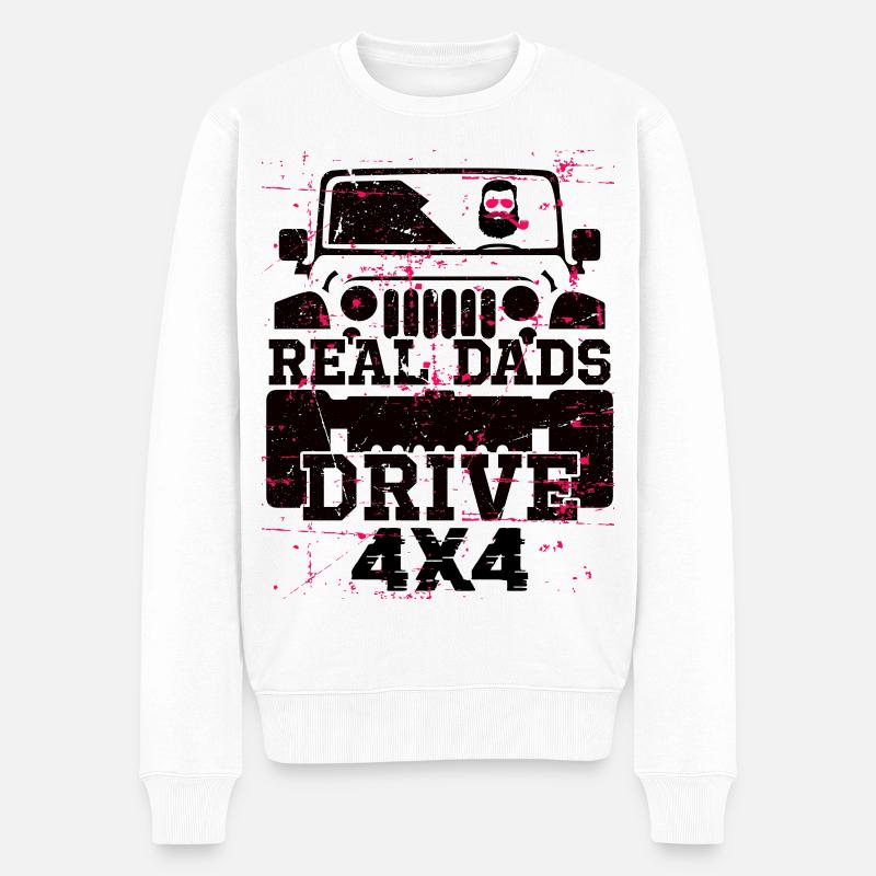 4x4 4x4 - Pull Premium bio Homme - blanc