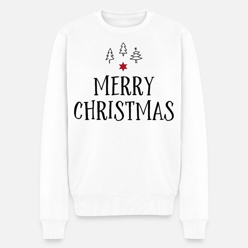 Noël - Pull Premium bio Homme - blanc