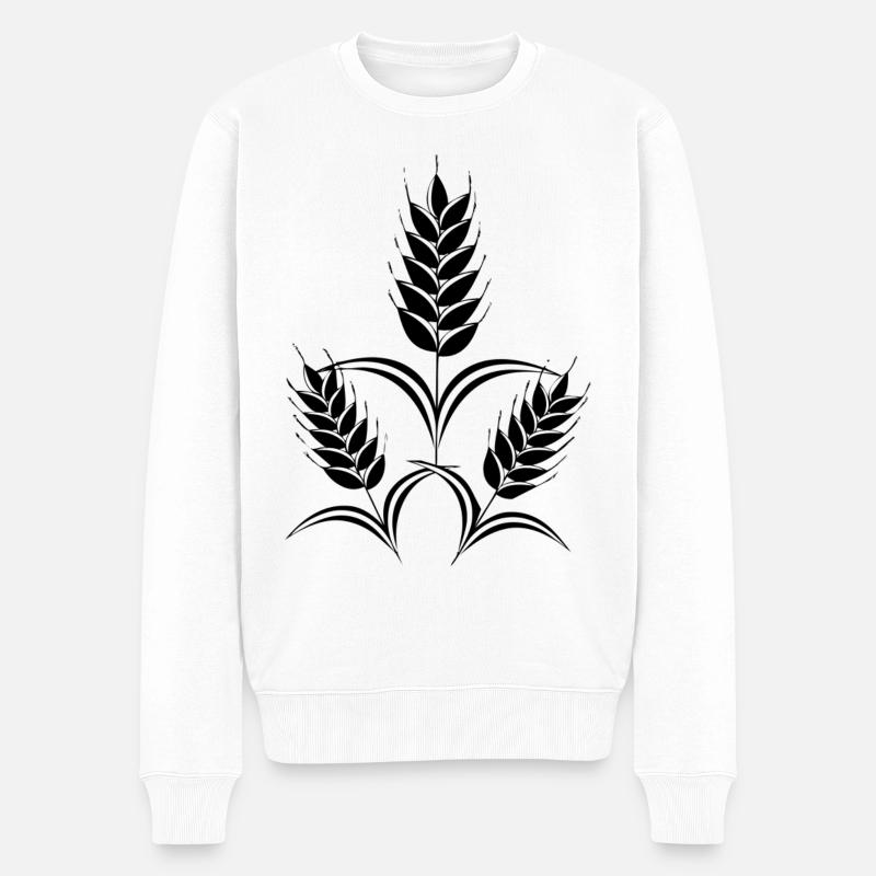 3 épis de maïs - Pull Premium bio Homme - blanc