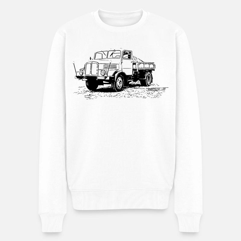 IFA H3 Kipper - Männer Premium Bio Pullover - Weiß