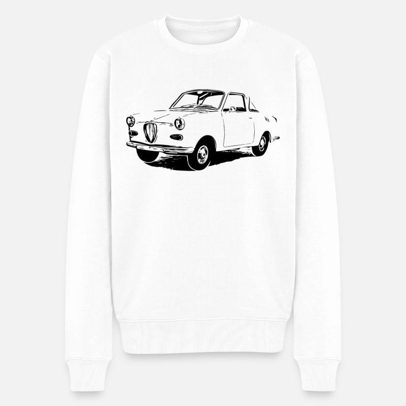 Goggomobil - Goggo - Dingolfing - Männer Premium Bio Pullover - Weiß