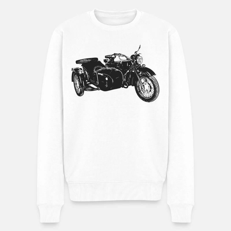 Oural M72 - Pull Premium bio Homme - blanc
