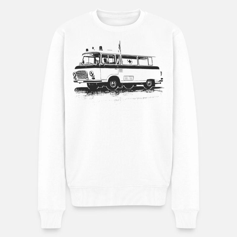 Barkas - B1000 - Ambulance - Pull Premium bio Homme - blanc