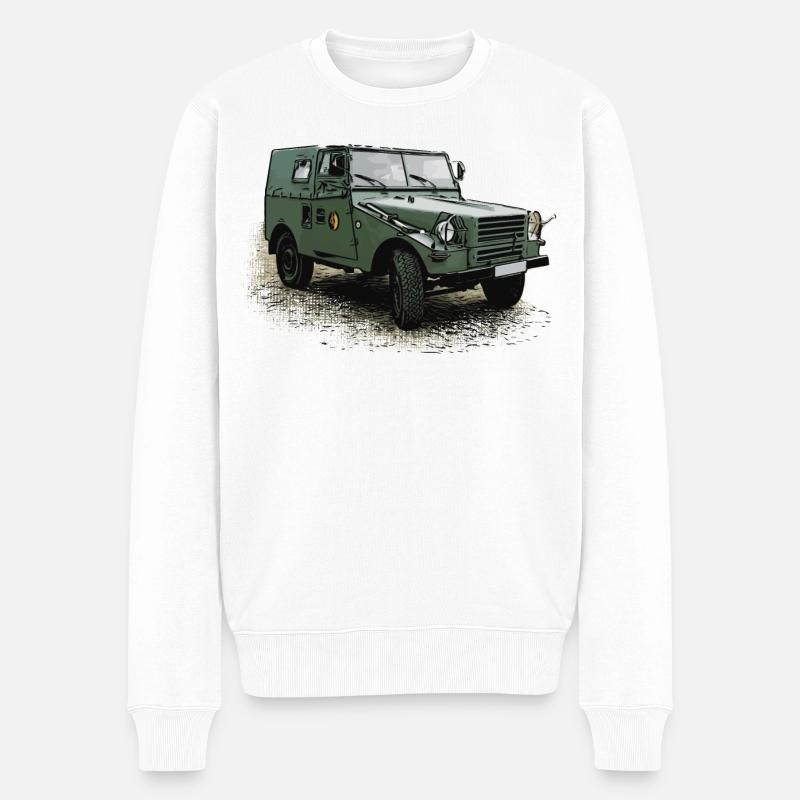 IFA P3 - Männer Premium Bio Pullover - Weiß