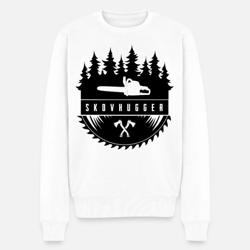 Bûcheron - Pull Premium bio Homme - blanc